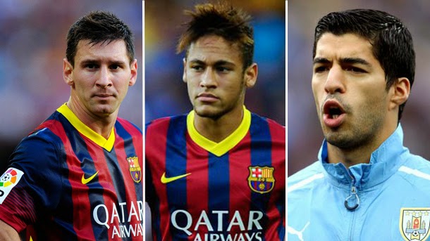 Leo Messi Neymar Luis Suárez