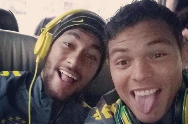 Neymar Thiago Silva